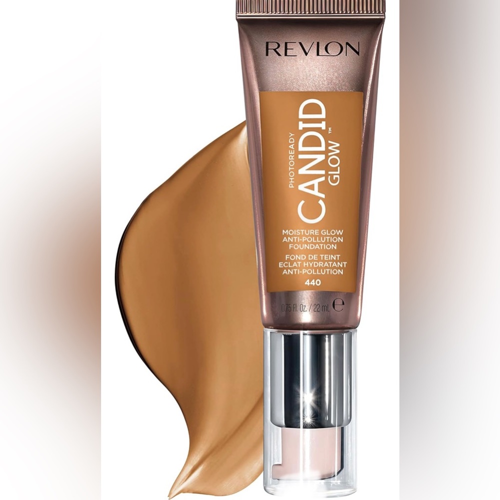 Revlon PhotoReady Candid Glow Moisture Foundation, 440 Caramel, 0.75 oz